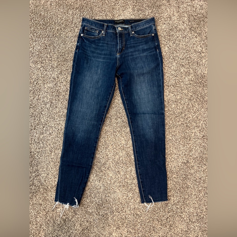 Banana Republic Women’s Premium Denim Mid Rise Skinny Blue 28